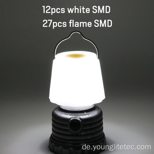 Retro Mini LED Flackernde Flamme Campinglicht